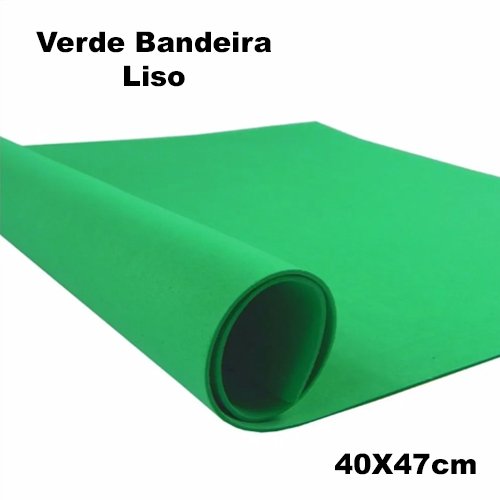 EVA LISO - VERDE BANDEIRA - 40X47CM