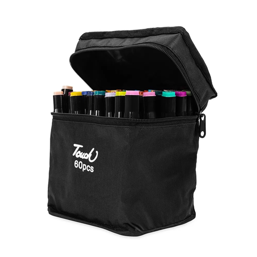 CANETA MARCADOR PONTA DUPLA - TOUCH - 60 CORES