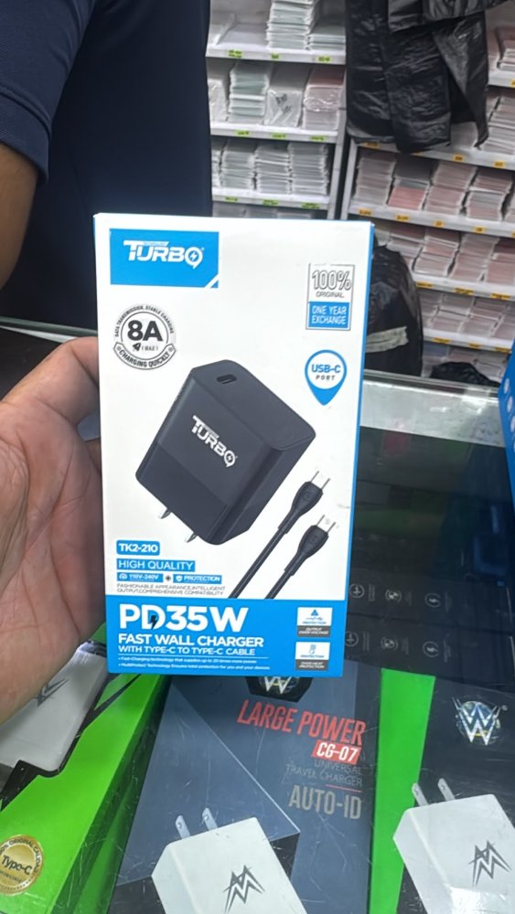 CARGADOR TURBO PD 35W 8AMP TK2-21