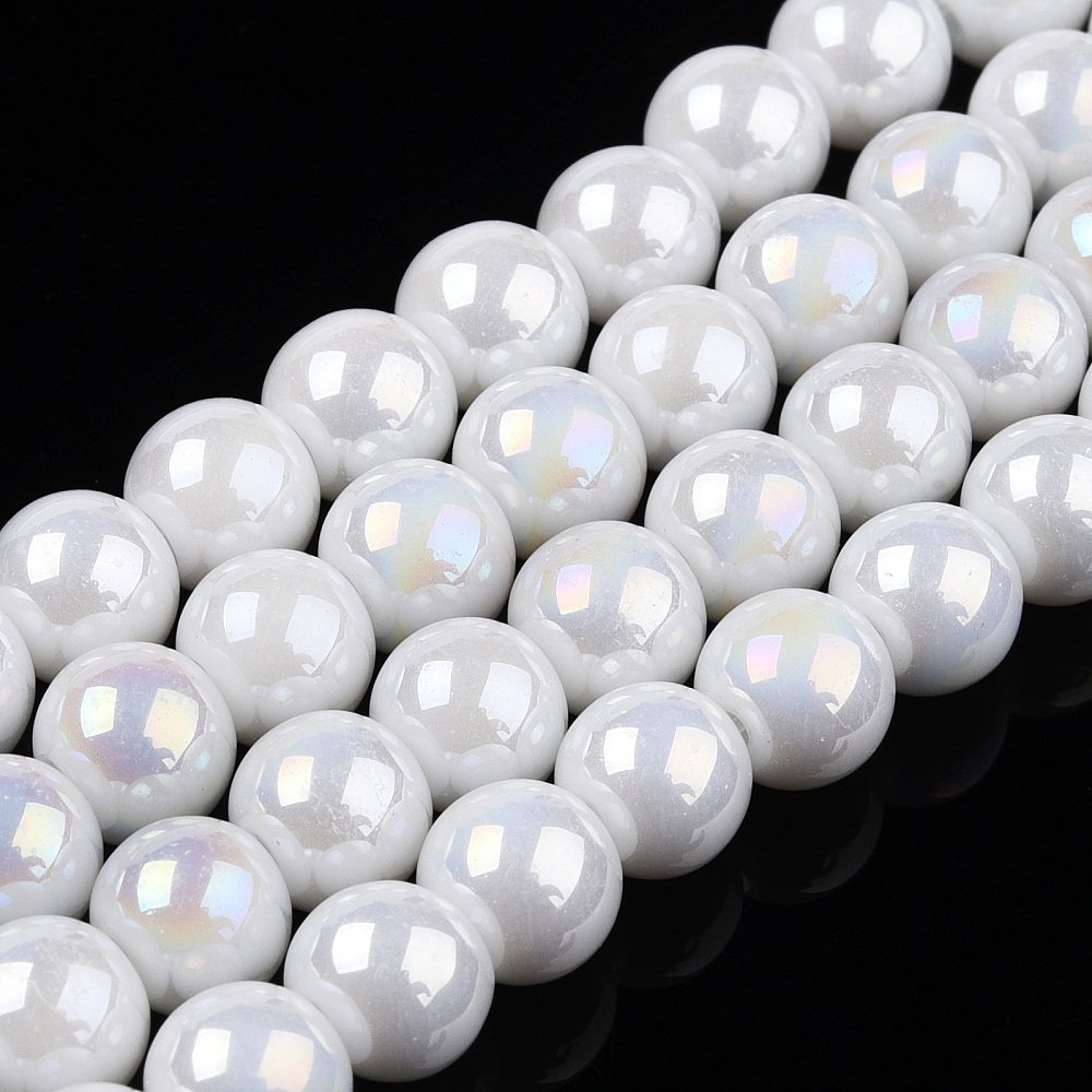Cristal redondo blanco 6mm