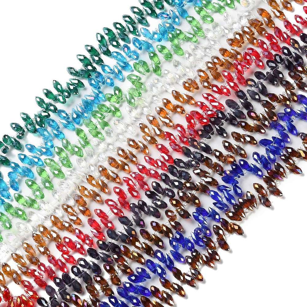 Paquete  Gota cristal lagrima12x6mm. 15und