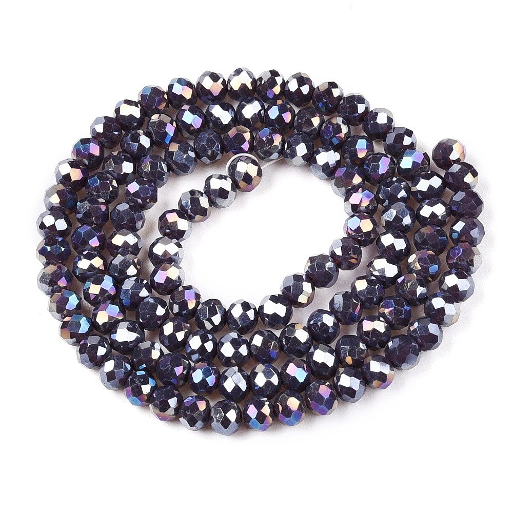 Cristal morado dark tornasol 4mm