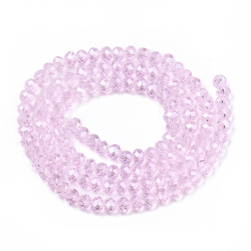 Cristal Rosa transparente 8mm