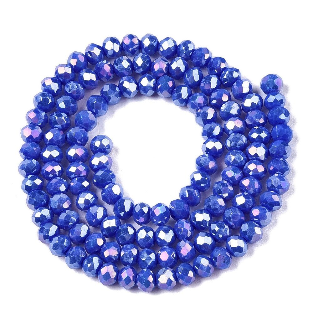Cristal Azúl záfiro tornasol 4mm