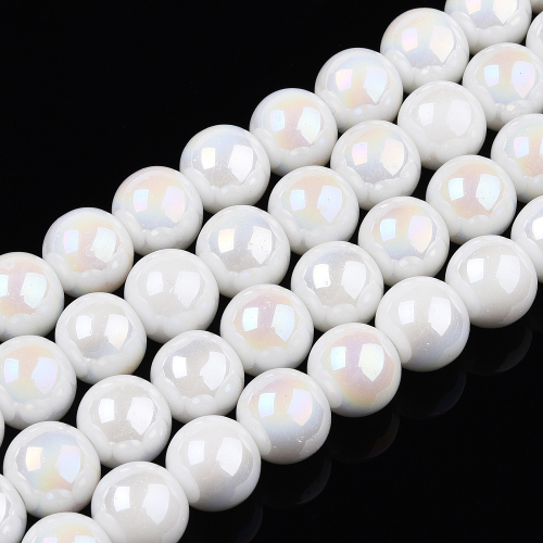 Cristal redondo blanco 10mm