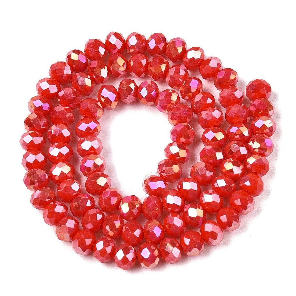 Cristal Rojo cereza oscuro 6mm