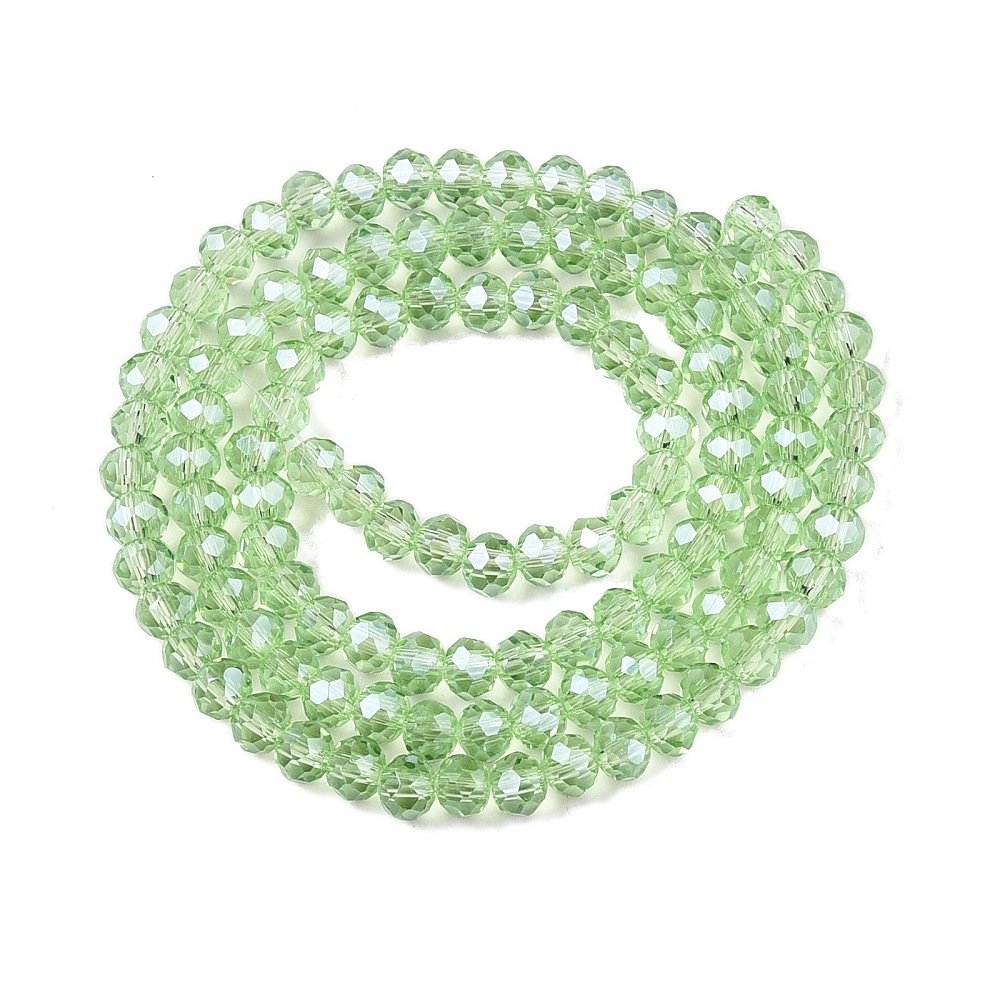 Cristal verde claro transparente 4mm