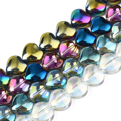 Corazón de cristal 10x10.5mm 10und