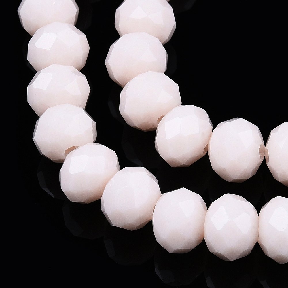 Cristal rosa vintage 8mm
