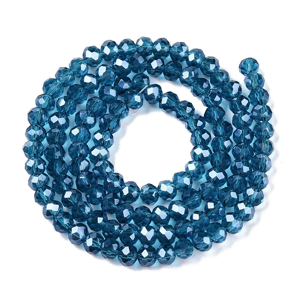 Cristal turquesa brillante 4mm
