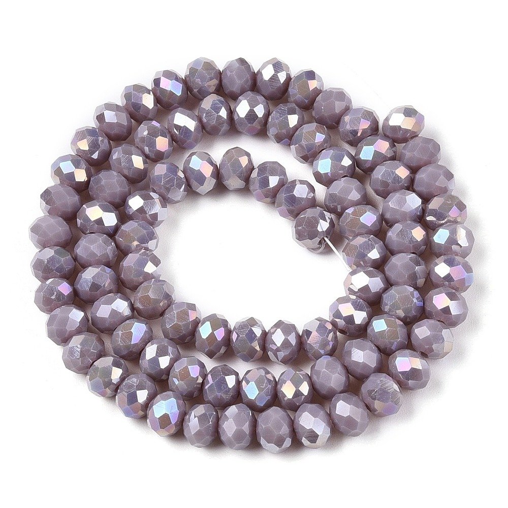 Cristal lila brillante 6mm