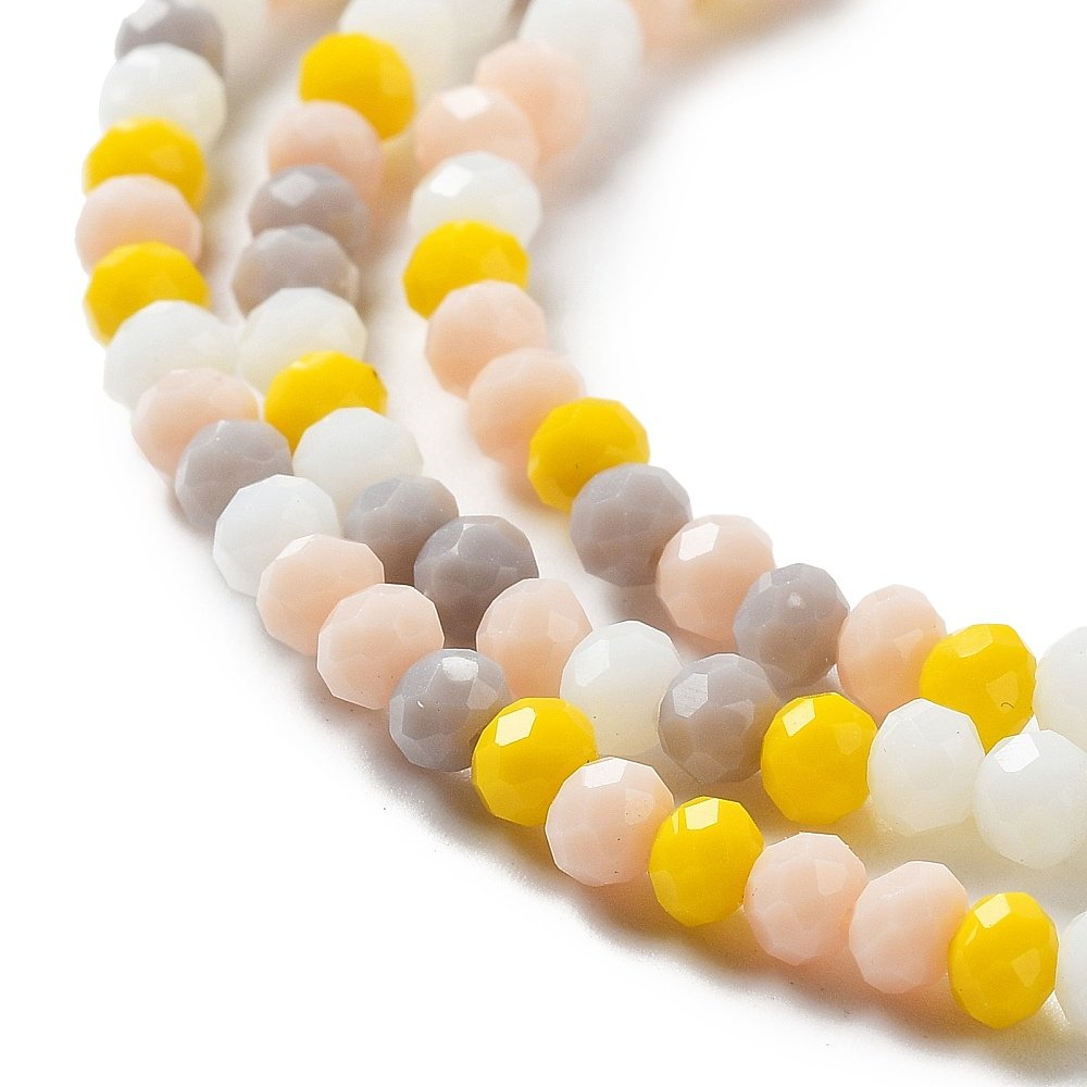 Cristal amarillo combinado 4mm