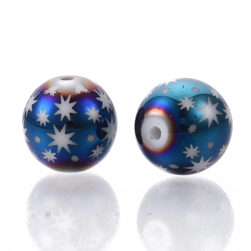 Cristal redondo navideño 10mm x und