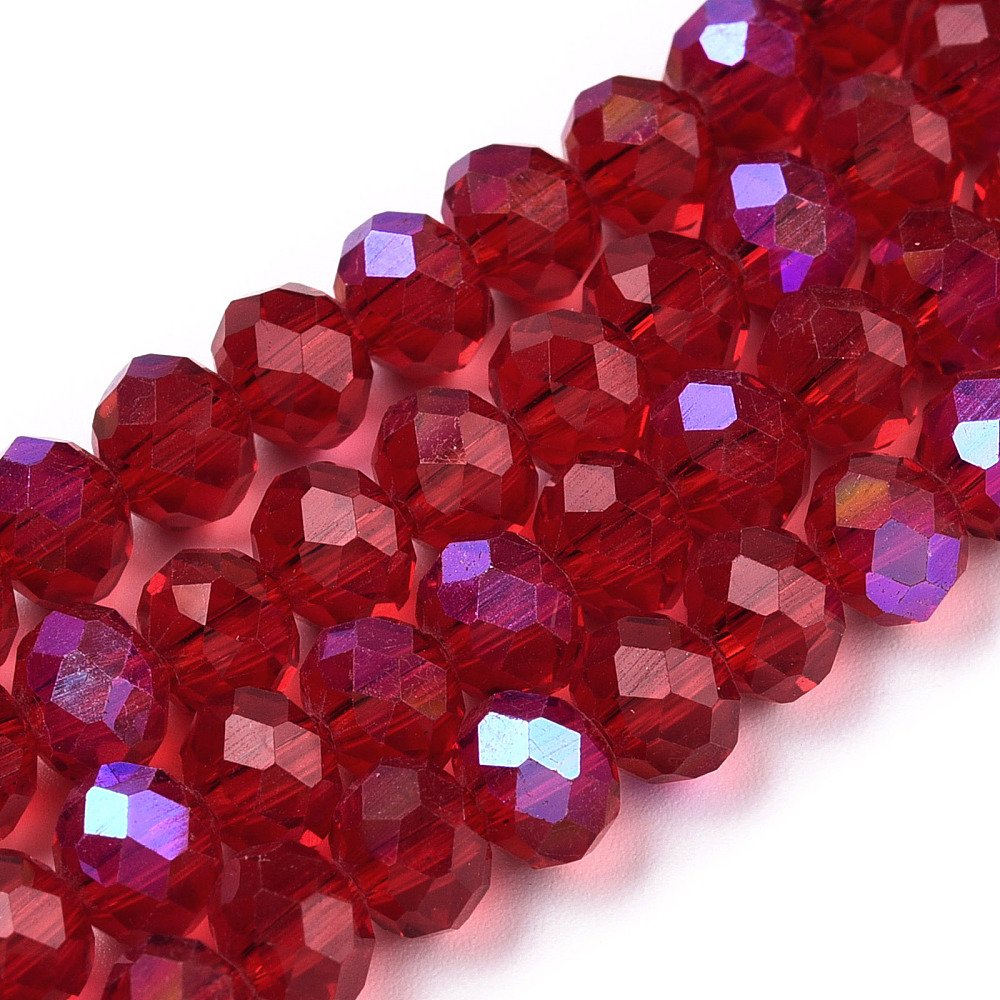 Cristal rojo tornasol 2mm
