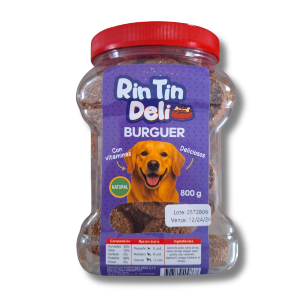 Burguer Rintindeli 800g Contenedor