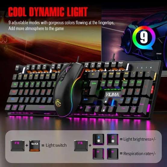 Kit teclado y mouse Yilima QS-603
