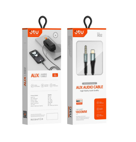 Cable auxiliar3.5mm a lightning OTU X02-I