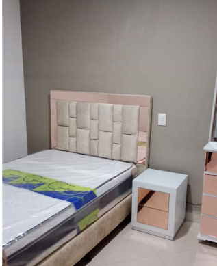BASE CAMA + ESPALDAR 1.20 MT
