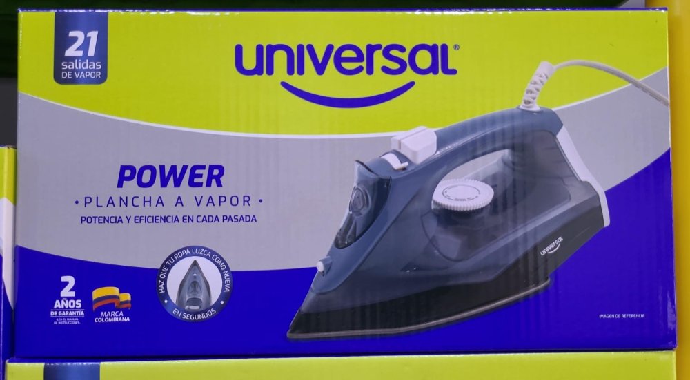 plancha universal a vapor