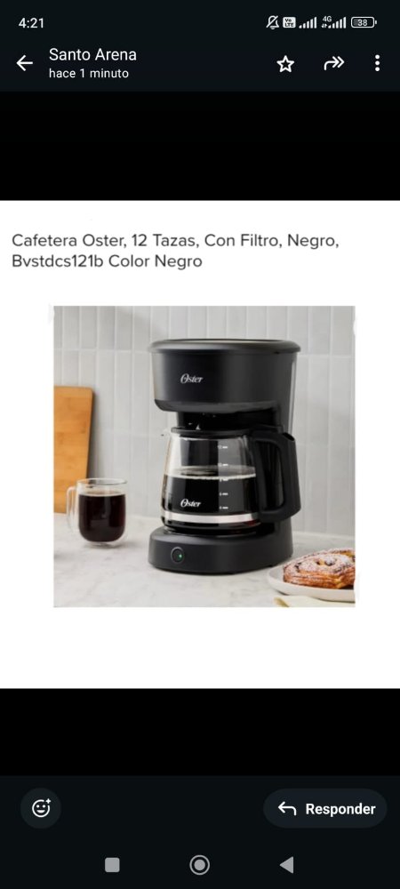 cafetera oster 12 tazas