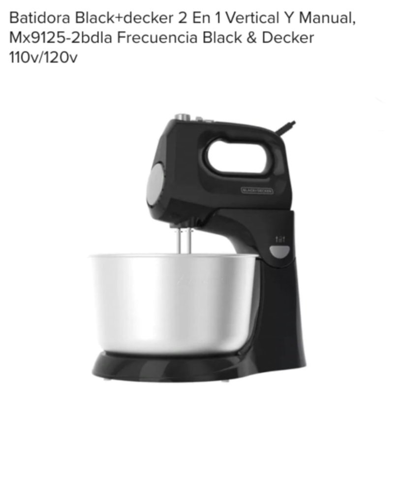 batidora blackydecker de 250 watts