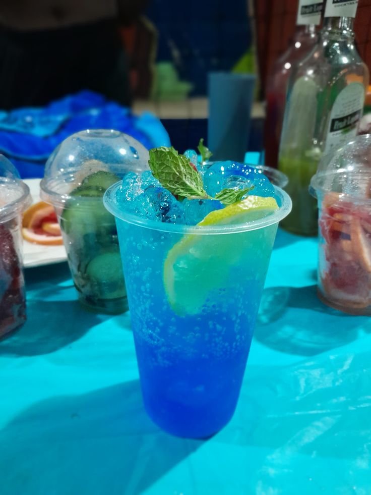 Azulito con Alcohol