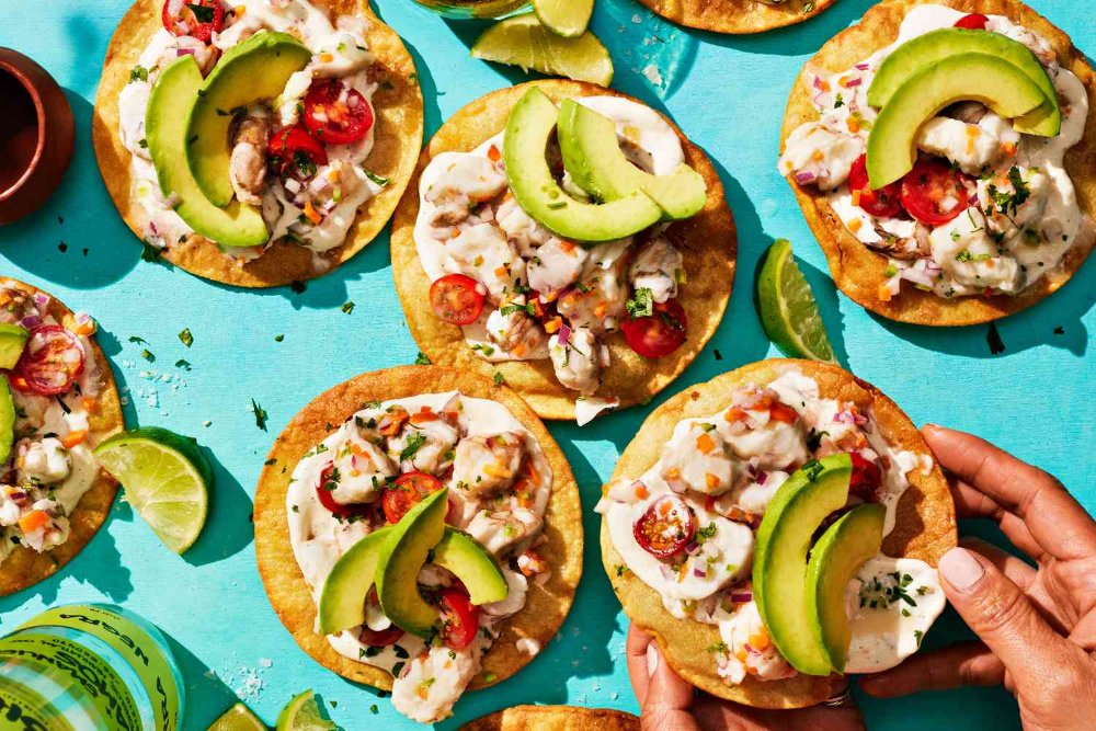 Tostadas de ceviche