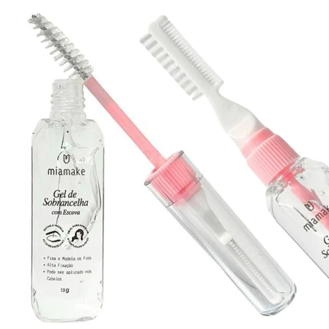 Gel de Sobrancelha com Escova Mia Make