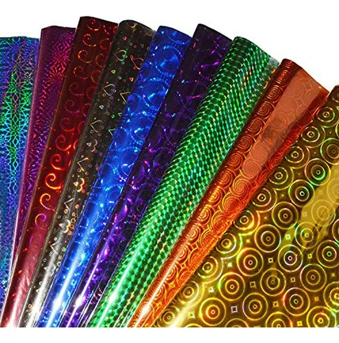 Papel De Regalo Holográfico Metálico Multicolor Para Regalos