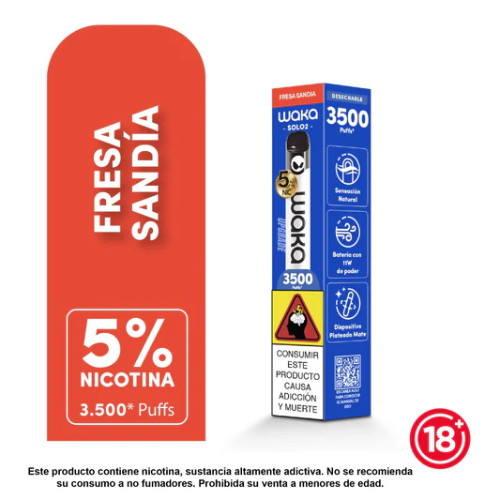 waka 3.500puff fresa sandia