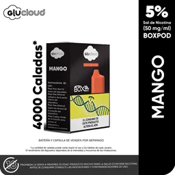 Glucloud mango 4.000 puff recarga