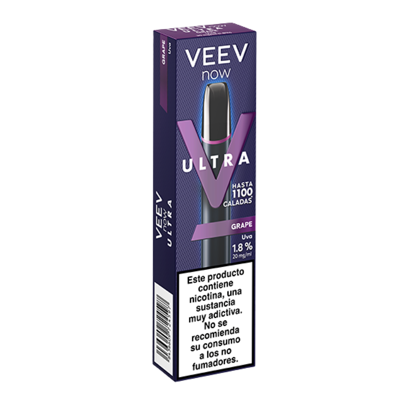VEEV NOW ULTRA sabor a uva 1.100puff vaper