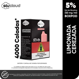 glu cloud limonada cerezada 4.000milpuff recarga