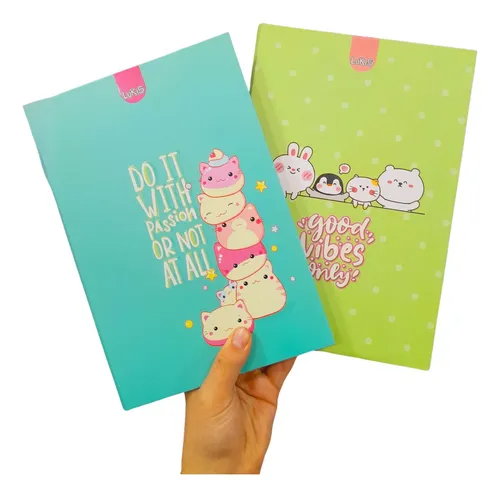 Cuaderno Cuadriculado Pasta Dura Lukis X100 Hojas