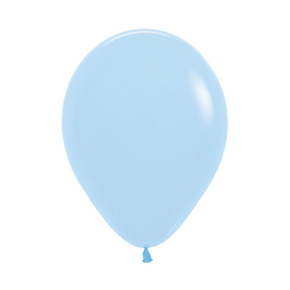 Sempertex Globos color mate Pastel azul R12