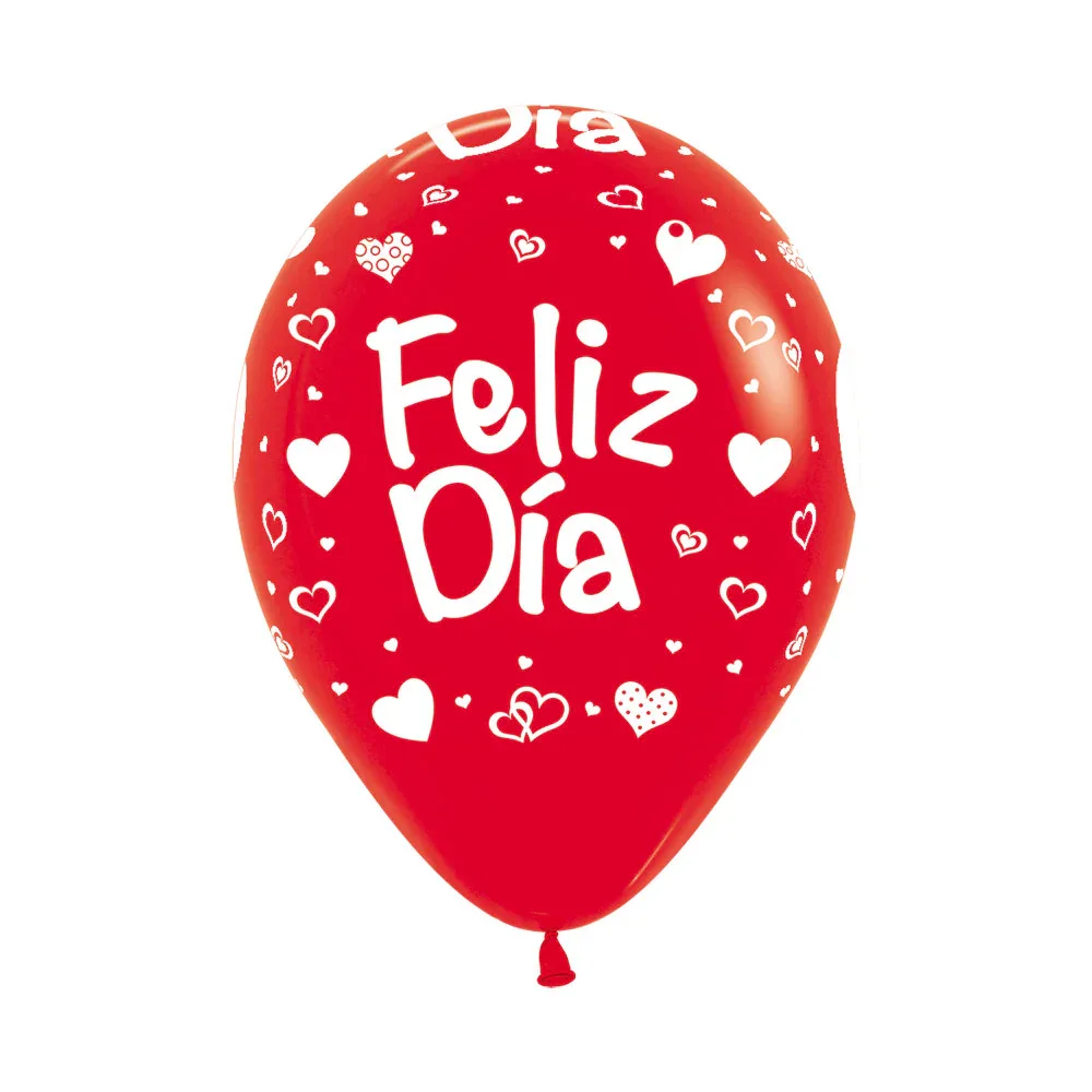 globo sempertex r12 feliz dia corazones