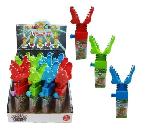 Dulces Candy Toy Juguete Cocodrilo Mordelon