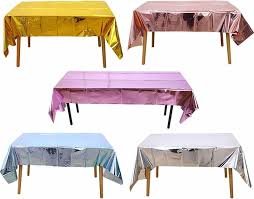 Mantel para Fiestas Metálicos: Varios Colores