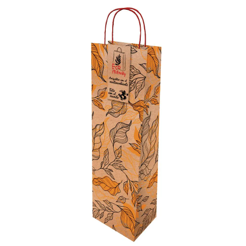 bolsa De regalo Papel Kraft Bolsas botella.