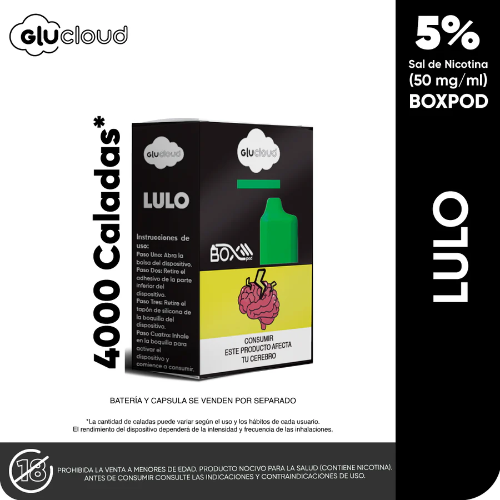 GluCLOUD LULO 4.000 puff RECARGA