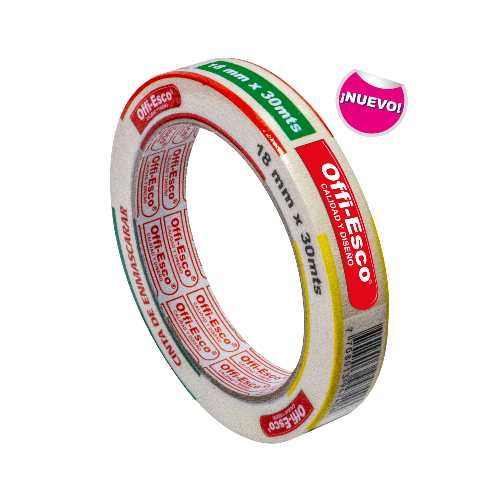 Cinta de enmascarar 18 mm x 30 mts – Offi-Esco