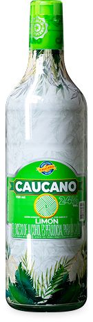 Aguardiente Caucano Limón botella 750ml