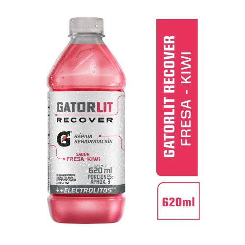 Bebida hidratante GATORADE gatorlit sabor fresa-kiwi 620ml