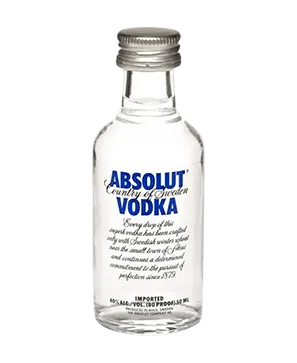 Minibotellas Absolut Vodka x 50ml