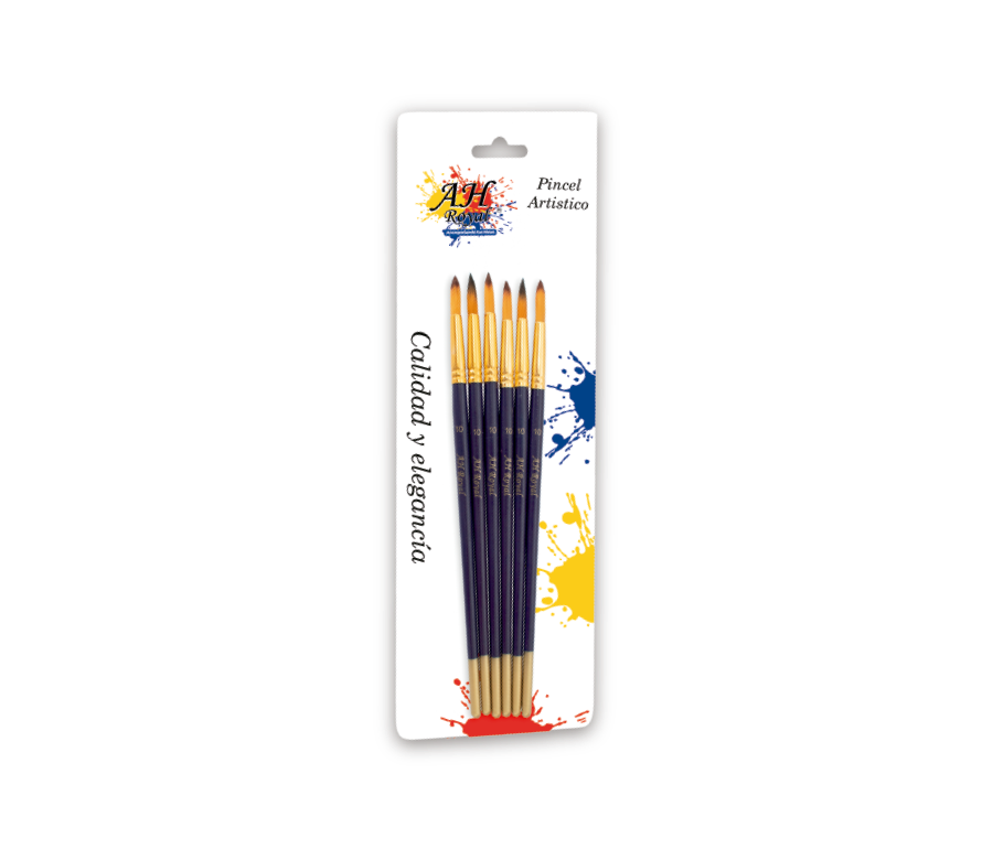 Pincel AH ROYAL Redondo No.10 x6