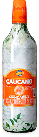 Aguardiente Caucano Mandarina botella 750ml