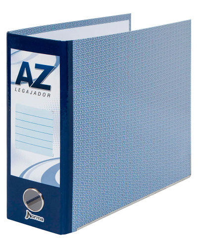Legajador A-Z 1/2 oficio azul