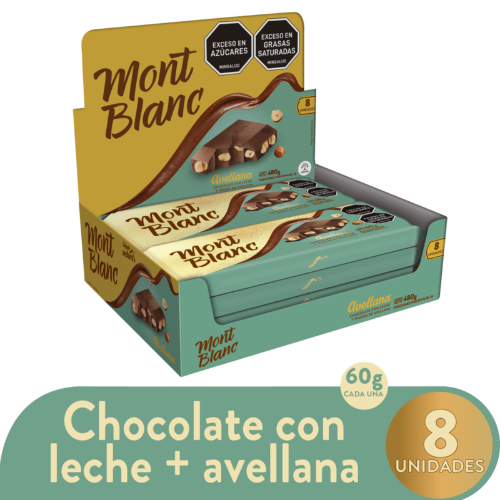 Chocolatina Montblanc Avellana 60 gr