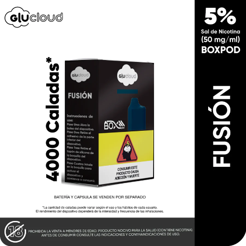 Glu cloud recarga fusion  4000 puff