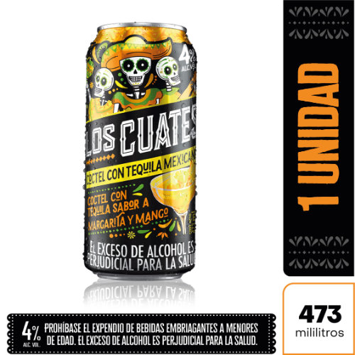 Coctel Los Cuates Mango Latax473Ml